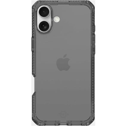 ITSKINS Level 2 SpectrumClear R iPhone 16 Plus TPU flexível Capa traseira Antichoque - Smoke