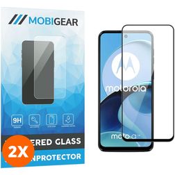 Mobigear Premium Motorola Moto G14 Vidro temperado Película de ecrã - Compatível com capas - Preto (Pack de 2)