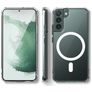 Mobigear Crystal Transparent Samsung Galaxy S24 Plus MagSafe Fodral Hårdplast Skal Stötsäkert - Transparent