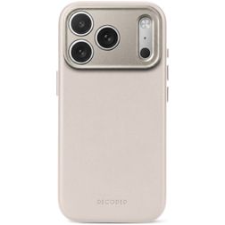 Decoded iPhone 18 Pro MagSafe Genuine Leather Back cover Shockproof - Taupe