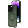 Mobiparts Hardcover iPhone 14 Pro MagSafe Fodral Hårdplast Skal - Satin Green
