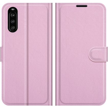 Mobigear Classic Sony Xperia 10 III Funda tipo libro Cartera - Rosa