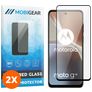 Mobigear Premium Motorola Moto G32 Vidro temperado Película de ecrã - Compatível com capas - Preto (Pack de 2)