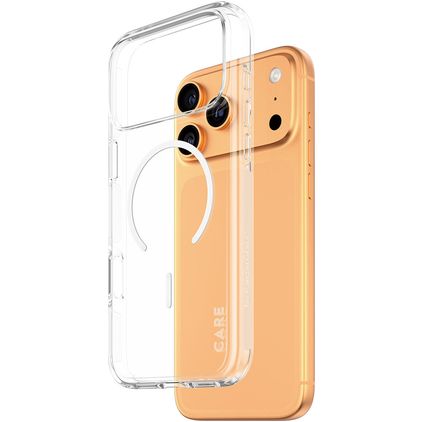 CARE by PanzerGlass Urban Explorer iPhone 17 Pro Max MagSafe Funda Plástico rígido Carcasa - Transparente / Blanco