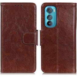 Mobigear Classy Motorola Edge 30 Wallet case - Brown