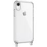 Mobigear Mix & Match Trasparente iPhone XR TPU flessibile Cover con cordino - Trasparente
