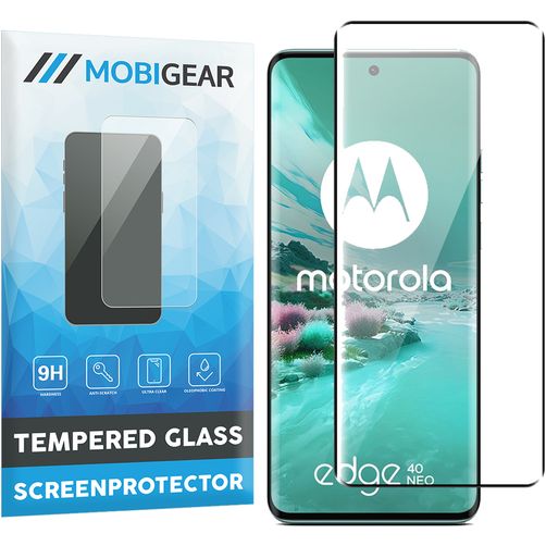 Mobigear Premium Motorola Edge 40 Neo Tempered Glass Screen Protector - Case Friendly