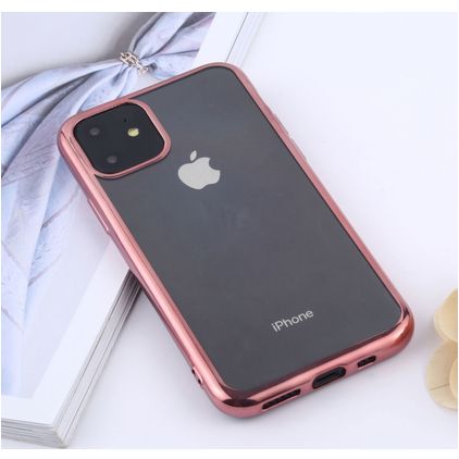 Mobigear Royal iPhone 11 Pro Flexible TPU Back cover - Clear / Rose Gold