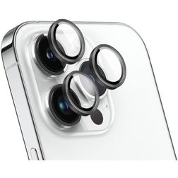 Mobiparts iPhone 14 Pro Panssarilasi Kameran linssinsuoja - Suojakuoren kanssa yhteensopiva