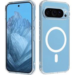 Mobigear Crystal Transparent Google Pixel 9 Pro MagSafe Fodral Hårdplast Skal - Transparent