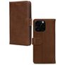 Mobilize Wallet iPhone 16 Pro Genuine Leather Wallet case - Brown
