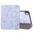 Mobigear Tri-Fold Marble iPad 10 (2022) Cover a libro + Portapenna - Viola