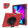 Mobigear SureGrip XGuard iPad Pro 13 polegadas (2025) Capa Plástico rígido / Silicone Capa traseira + Suporte para caneta stylus + Alça de ombro + Suporte - Vermelho