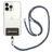 Mobigear Lanyard Universel justerbar mobilsnor - Sort / Hvid / Grøn