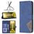 Mobigear Rhombus Google Pixel 7a Wallet case - Blue