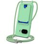 Mobigear Lanyard Card Google Pixel 10a Silicone Case with lanyard and Card Holder - Green