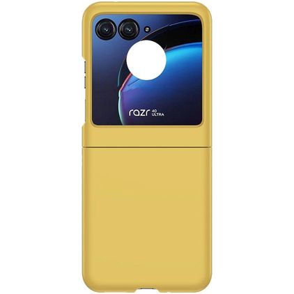 Mobigear Colors Motorola Razr 50 Fodral Hårdplast Skal - Gul