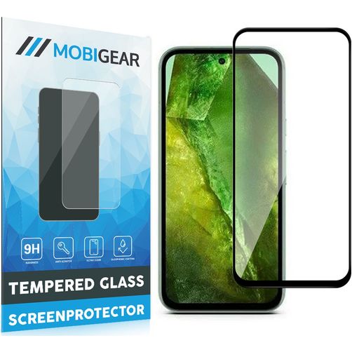Mobigear Premium Google Pixel 8a Panssarilasi Näytönsuoja - Suojakuoren kanssa yhteensopiva - Musta