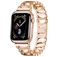 Mobigear Vienna Correa Acero inoxidable Cierre de mariposa para Apple Watch - 49/46/45/44 mm - Oro rosa