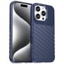 Mobigear Groove iPhone 16 Pro Flexibilní TPU Zadní kryt - Modrá