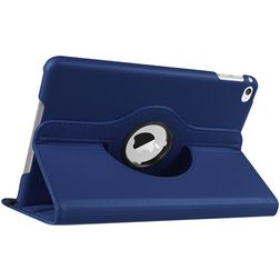 Mobigear DuoStand iPad Mini 4 (2015) Cover a libro girevole - Blu scuro