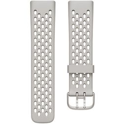 Mobigear Sport Plus Buckle Bracelete Silicone Fivela para Fitbit Charge 5 - Luz das estrelas