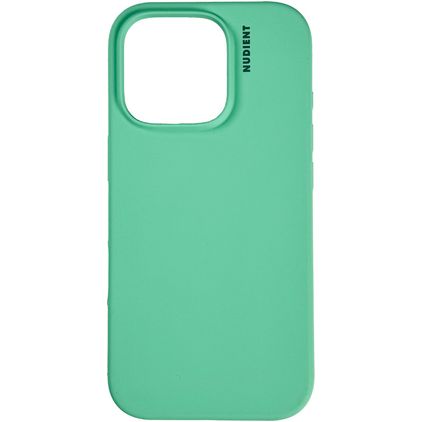 Nudient Base iPhone 16 Pro Max Silicone Capa traseira - Mint Green