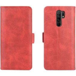 Mobigear Slim Magnet Xiaomi Redmi 9 Funda tipo libro Cartera - Rojo