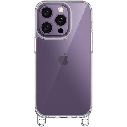 Mobigear Bungy iPhone 14 Pro Funda Plástico rígido Carcasa - Plateado
