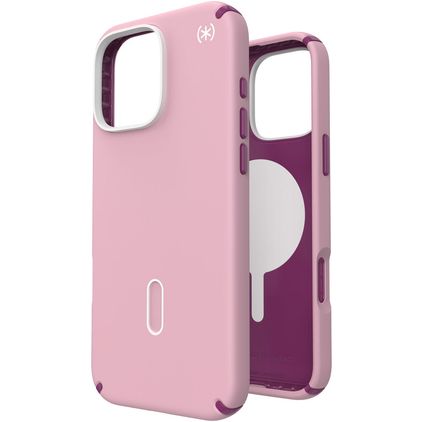 Speck Presidio2 Pro iPhone 16 Pro Max MagSafe Funda Plástico rígido Carcasa Antigolpes - Rosa