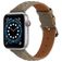 Mobigear Genova Correa Cuero Cierre de hebilla para Apple Watch - 42/41/40/38 mm - Gris