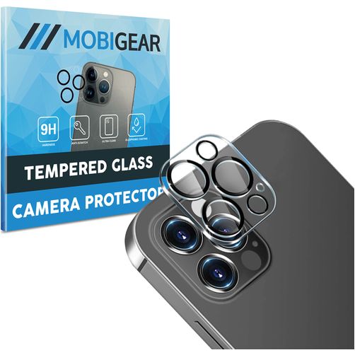 Mobigear iPhone 13 Pro Max Vidro temperado Película da câmara - Compatível com capas