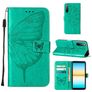 Mobigear Butterfly Sony Xperia 10 IV Lompakkokotelo + Setelitasku - Vihreä
