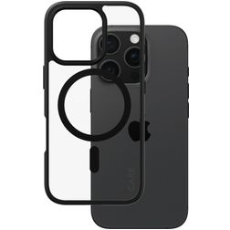 CARE by PanzerGlass Urban Combat iPhone 16 Pro MagSafe Hardcase Etui plecki - Przezroczysty / Czarny