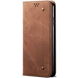 Mobigear Denim Slim Realme X50 Wallet case - Brown