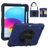 Mobigear SureGrip iPad 11 (2025) Pouzdro Plast / Silikon Zadní kryt + Držák na stylus + Ramenní popruh + Stojánek - Černá / Modrá