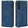 Mobigear Retro Slim Samsung Galaxy A26 Wallet case - Dark Blue