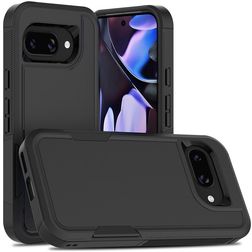 Mobigear Heavy Armor Google Pixel 9a Hard Case Back cover Shockproof - Black