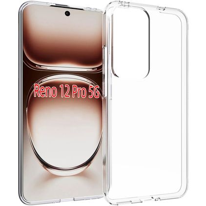 Mobigear Basics Trasparente OPPO Reno 12 Pro TPU flessibile Back cover - Trasparente