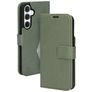Mobiparts Classic Wallet Samsung Galaxy A55 Funda tipo libro Cartera - Stone Green