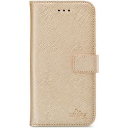 My Style Flex Wallet Samsung Galaxy A7 (2018) Wallet case - Gold