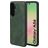Mobiparts Classic Samsung Galaxy A56 MagSafe TPU / Pele sintética Capa traseira - Emerald Green