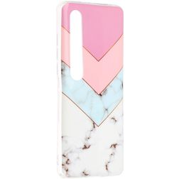 Mobigear Marble Xiaomi Mi 10 TPU flessibile Back cover - Tricolor