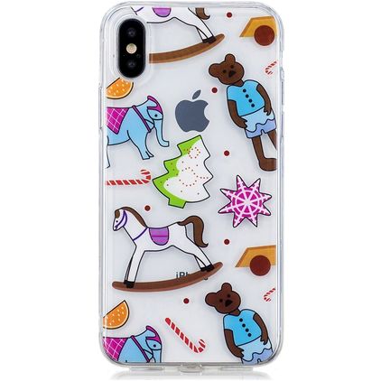 Mobigear Design iPhone XS Fleksibel TPU Bagsidecover - Dolls Toys