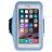 Mobigear Suporte de telemóvel para corrida Neopreno Capa desportiva Braçadeira desportiva (max 16 cm x 8 cm) - Azul