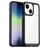 Mobigear Crystal iPhone 14 Plus Plástico rígido Capa traseira - Transparente / Preto