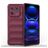 Mobigear Bumpy Xiaomi 13 Pro Flexibel TPU Skal - Vinröd