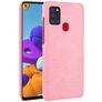 Mobigear Croco Samsung Galaxy A21s Back cover - Rosa