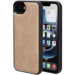 Mobiparts Classic iPhone 17e MagSafe TPU / Cuero sintético Carcasa - Moonstone Beige