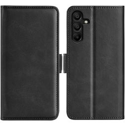 Mobigear Slim Magnet Samsung Galaxy M15 Lompakkokotelo + Setelitasku - Musta